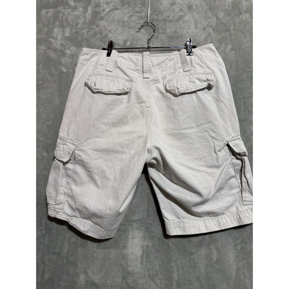 Denim & Supply Ralph Lauren Cargo Shorts Men's 31 White Y2K Baggy Pockets - Picture 2 of 10